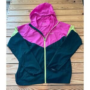 Cotopaxi Hooded Lightweight Windbreaker Jacket Size XL Women’s Pink Full Zip